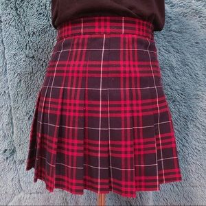 American apparel plaid tennis skirt